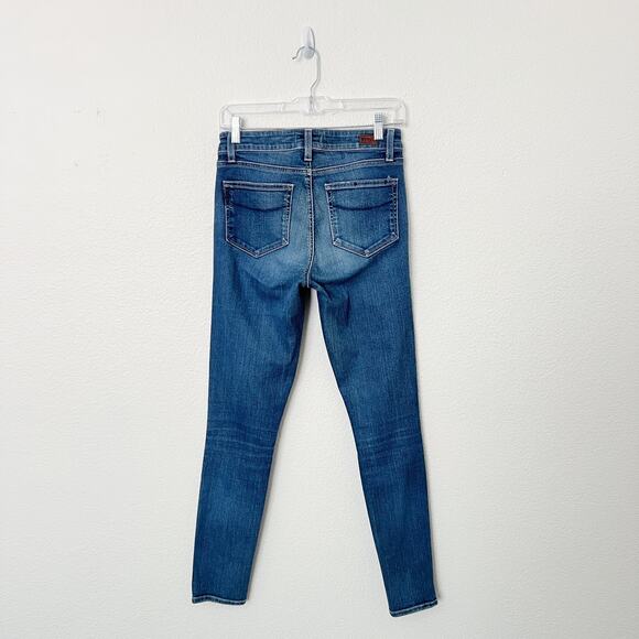[Paige] Hoxton Ultra Skinny Mid Rise Medium Wash Stretch Woodrow Jeans Size 27 - Picture 3 of 12
